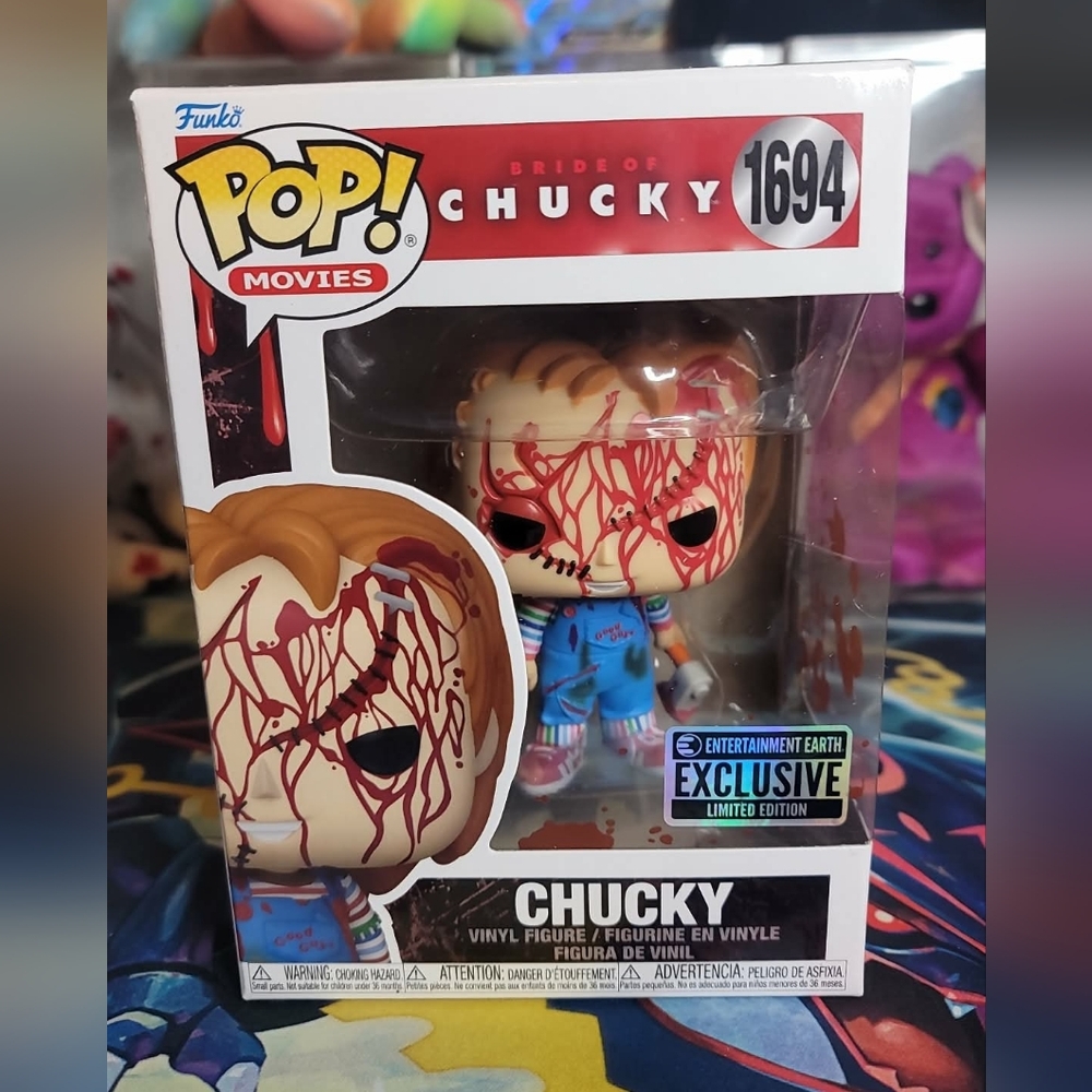 Funko Pop Bride Of Chucky - Chucky Bloody Figure #1694